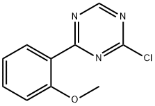 2-Chloro-4-(2-methoxyphenyl)-1,3,5-triazine 구조식 이미지