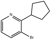 3-Bromo-2-(cyclopentyl)pyridine 구조식 이미지