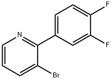 3-Bromo-2-(3,4-difluorophenyl)pyridine 구조식 이미지