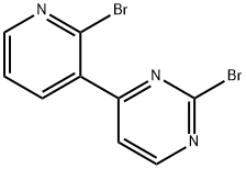 2-Brom-3-(2-bromopyrimidin-4-yl)pyridine Structure