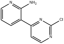 2-Amino-3-(2-chloropyrimidin-4-yl)pyridine 구조식 이미지