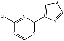 2-Chloro-4-(thiazol-4-yl)-1,3,5-triazine 구조식 이미지