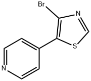 4-Bromo-5-(4-pyridyl)thiazole Structure