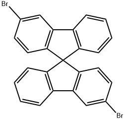 3,3'-dibromo-9,9'-spirobi[fluorene] Structure