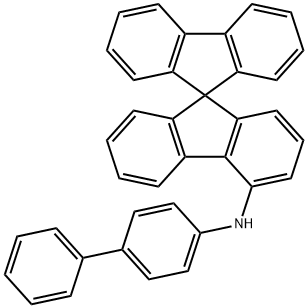 9,9'-Spirobi[9H-fluoren]-4-amine, N-[1,1'-biphenyl]-4-yl- Structure