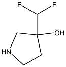 3-(difluoromethyl)pyrrolidin-3-ol Structure