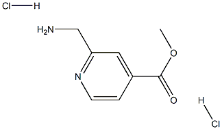 methyl 2-(aminomethyl)pyridine-4-carboxylate dihydrochloride Structure