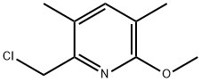 2-(chloromethyl)-3,5-dimethyl-6-methoxypyridine 구조식 이미지