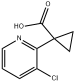 1-(3-Chloro-2-pyridyl)cyclopropanecarboxylic acid Structure