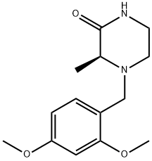 (S)-4-(2,4-Dimethoxybenzyl)-3-methylpiperazin-2-one Structure