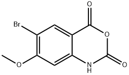 5-Bromo-4-methoxyisatoic anhydride 95% Structure