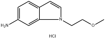 1-(2-methoxyethyl)-1H-indol-6-amine hydrochloride Structure