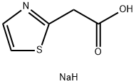 sodium 2-(1,3-thiazol-2-yl)acetate 구조식 이미지