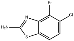 4-bromo-5-chloro-1,3-benzothiazol-2-amine 구조식 이미지