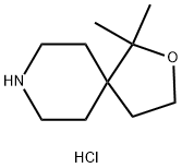 1,1-Dimethyl-2-oxa-8-aza-spiro[4.5]decane hydrochloride Structure