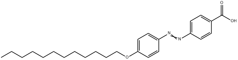 4-(dodecyloxy-phenylazo)benzoic acid Structure