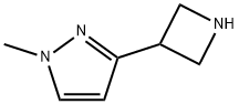 3-(azetidin-3-yl)-1-methyl-1H-pyrazole Structure