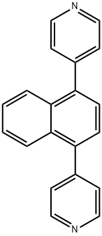 1,4-di(pyridin-4-yl)naphthalene Structure