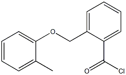 Benzoyl chloride, 2-[(2-methylphenoxy)methyl]- Structure