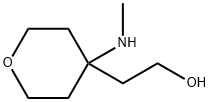 2-[4-(methylamino)oxan-4-yl]ethan-1-ol 구조식 이미지