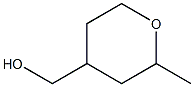 (2-methyltetrahydro-2H-pyran-4-yl)methanol 구조식 이미지