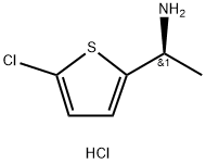 (1S)-1-(5-chlorothiophen-2-yl)ethan-1-amine hydrochloride Structure