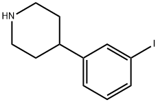 3-(Piperidin-4-yl)iodobenzene Structure