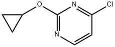 4-Chloro-2-(cyclopropoxy)pyrimidine Structure