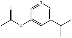 5-(iso-propyl)-3-acetoxypyridine Structure