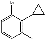 2-(Cyclopropyl)-3-(methyl)bromobenzene Structure