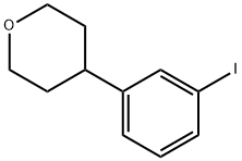 3-(4-Tetrahydropyranyl)iodobenzene Structure