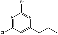 2-Bromo-4-chloro-6-(n-propyl)pyrimidine Structure