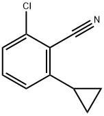 3-(Cyclopropyl)-2-(cyano)chlorobenzene Structure