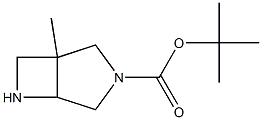 tert-butyl 1-methyl-3,6-diazabicyclo[3.2.0]heptane-3-carboxylate Structure