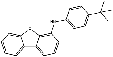 N-(4-(tert-butyl)phenyl)dibenzo[b,d]furan-4-amine Structure