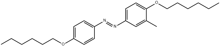 4,4'-Bis(hexyloxy)-3-methylazobenzene 구조식 이미지