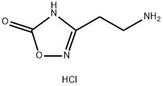 3-(2-aminoethyl)-2,5-dihydro-1,2,4-oxadiazol-5-one hydrochloride Structure