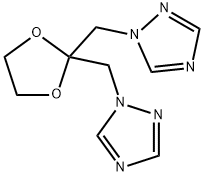 1-({2-[(1H-1,2,4-triazol-1-yl)methyl]-1,3-dioxolan-2-yl}methyl)-1H-1,2,4-triazole Structure