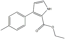 Ethyl 3-(4-Methylphenyl)-1H-pyrrole-2-carboxylate Structure