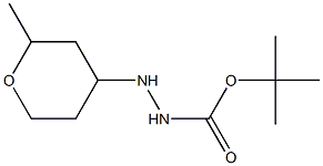 tert-butyl 2-(2-methyltetrahydro-2H-pyran-4-yl)hydrazine-1-carboxylate Structure