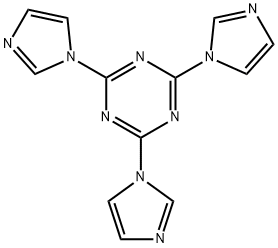 2,4,6-tri(1H-imidazol-1-yl)-1,3,5-triazine Structure