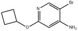 4-Amino-3-bromo-6-(cyclobutoxy)pyridine Structure