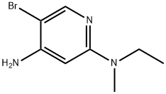 4-Amino-3-bromo-6-methylethylaminopyridine Structure