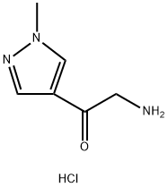 2-amino-1-(1-methyl-1H-pyrazol-4-yl)ethan-1-one dihydrochloride Structure