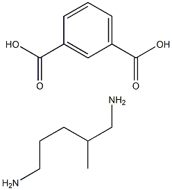 2-methyl-1,5-pentanediamine-1,3-benzenedicarboxylate Structure