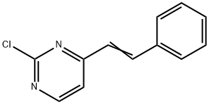 2-Chloro-4-styryl-pyrimidine Structure