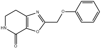 2-phenoxymethyl-6,7-dihydro-5H-oxazolo[5,4-c]pyridin-4-one Structure