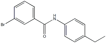 3-bromo-N-(4-ethylphenyl)benzamide Structure