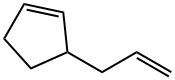 Cyclopentene, 3-(2-propen-1-yl)- Structure