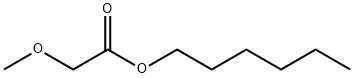 Acetic acid, 2-methoxy-, hexyl ester 구조식 이미지